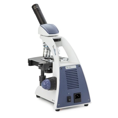 Euromex BioBlue 40X-1500X Monocular Portable Compound Microscope w/ Spring Loaded Objective BB4240C